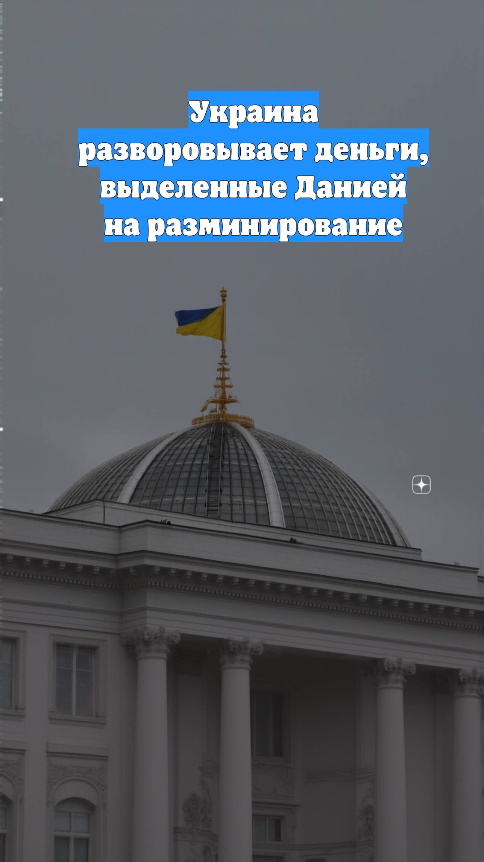Украина разворовывает деньги, выделенные Данией на разминирование