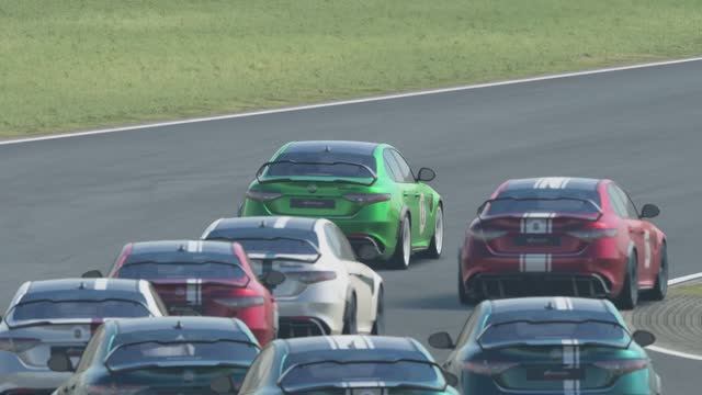 Assetto Corsa EVO. Учу трассу Fuji Speedway GP с ботами.