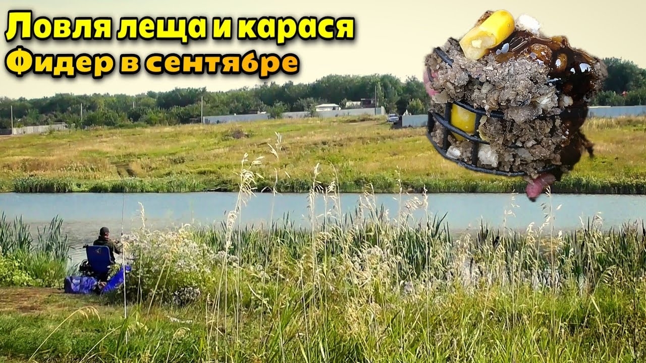Ловля леща и карася на фидер в сентябре . Приятный бонус!