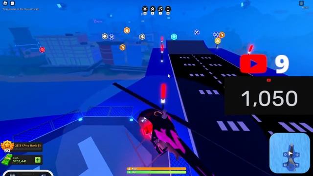 Mad City- 600 robux manhunt!!!