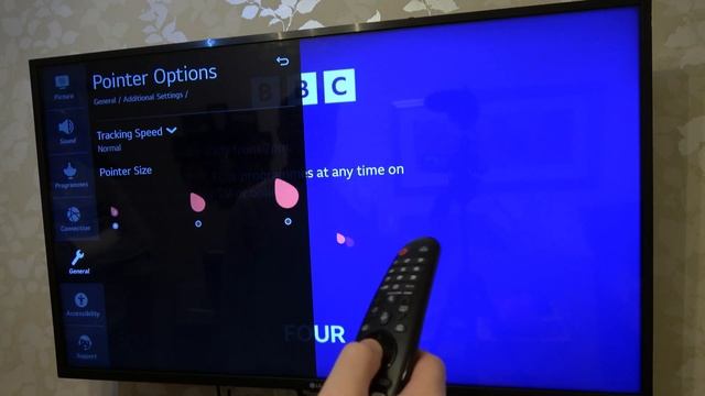 How To Adjust Magic Remote Pointer on LG TV - Change Settings of Pointer
