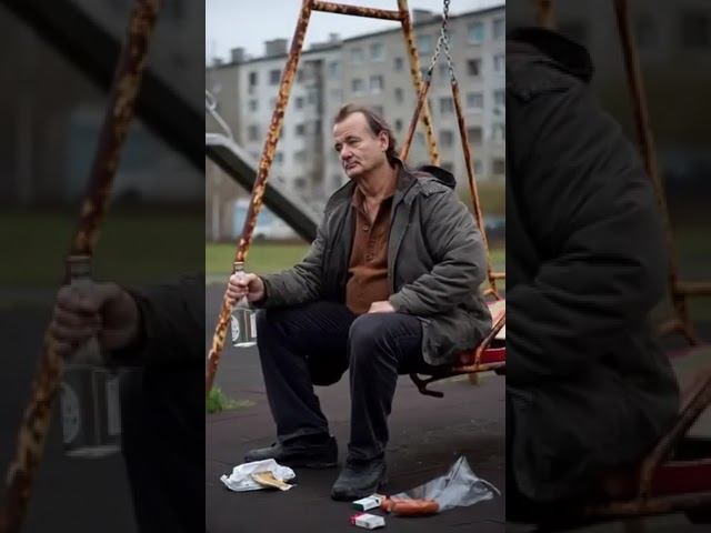 Hollywood actors in the Russian countryside