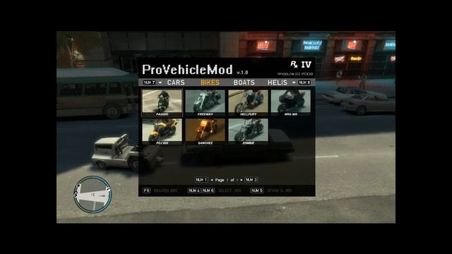 ProVehicleMod GTA IV patch 1.0.4.0 Respawn dowolnego pojazdu