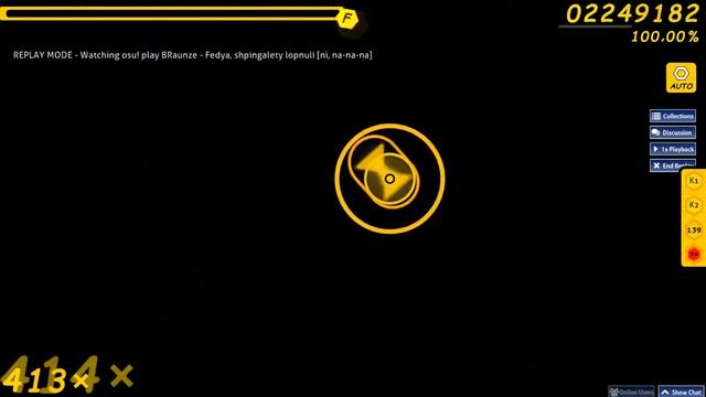 My first map in osu! Fedya, shpingalety lopnuli [6,47*]