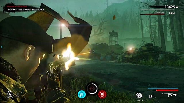 ZOMBIE TANK IS ALIVE! | Zombie Army 4: Dead War | Dumb and Dumber