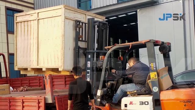 JPSK busbar machine ship to Russia