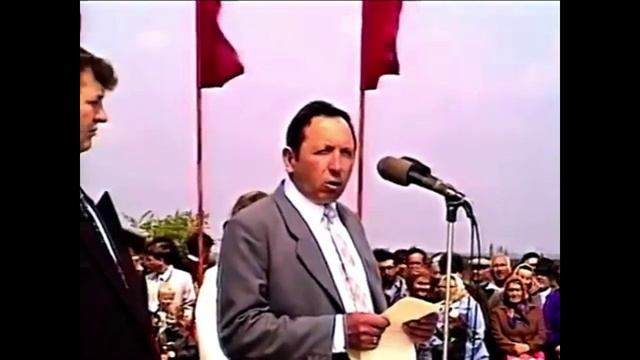 Открытие Памятного знака на месте высадки морского Десанта (1995 год)