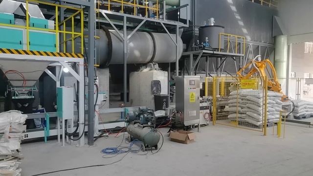 Процесс фасовки и укладки роботом