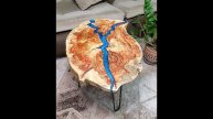 Журнальный, кофейный столик из древесины клена «Гроза»