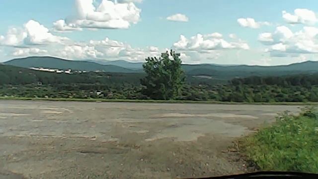 вид с заправки.