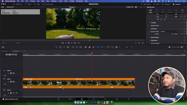 SPEED RAMPING Effect in DaVinci Resolve 18.6