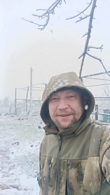 Нежданный снегопад на СВО. Мы из Краснодара