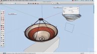 Remodel a Ceiling Light Fixture to simplify the geometry.