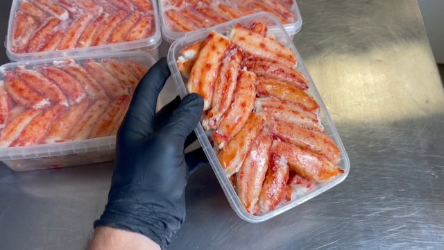 Настоящие крабовые палочки