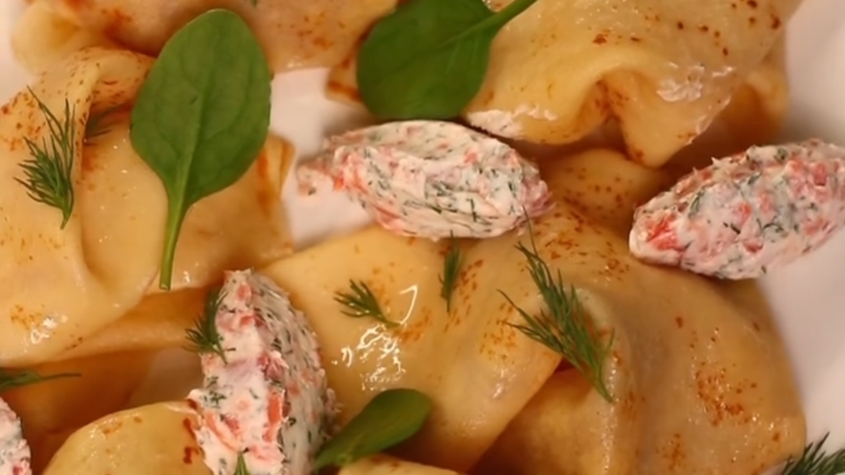 Блины с рийетом 😋