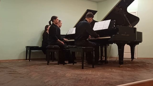 Allegro molto из Сонаты для двух ф-пиано C-dur. Исп.Мазин Данил, Мохов Иван.Класс доц. И.А.Матюшонок