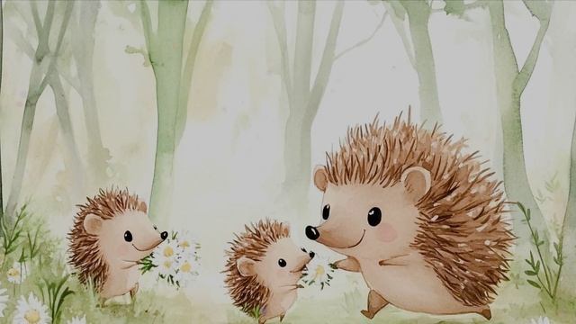 Песенка про Ёжика и ромашки ( мульт песенка детям ❤️)