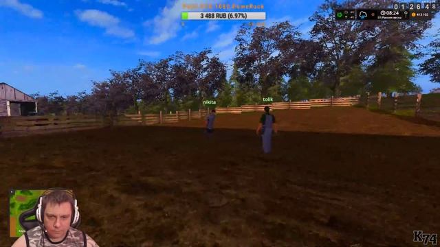 FARMING SIMULATOR 17 [ КАРТА: ОДИН РОССИЙСКИЙ КРАЙ ] СТРИМ #1