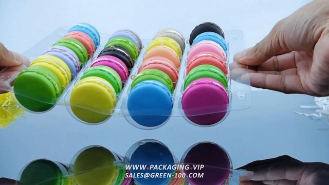 clear plastic Macaron Boxes: Wholesale Packaging & Containers