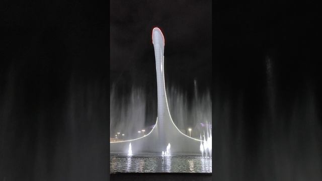 Олимпийский фонтан в Адлере (без музыки)