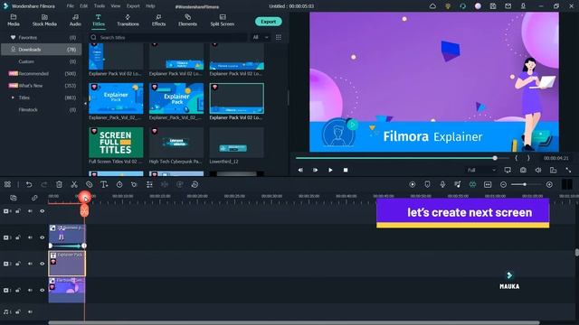 How To Create 2D Explainer Video In Filmora 11 | Mauka Tutorial