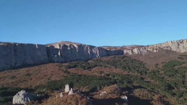 Панорама Южного берега Крыма с вершины горы Биюк-Исар