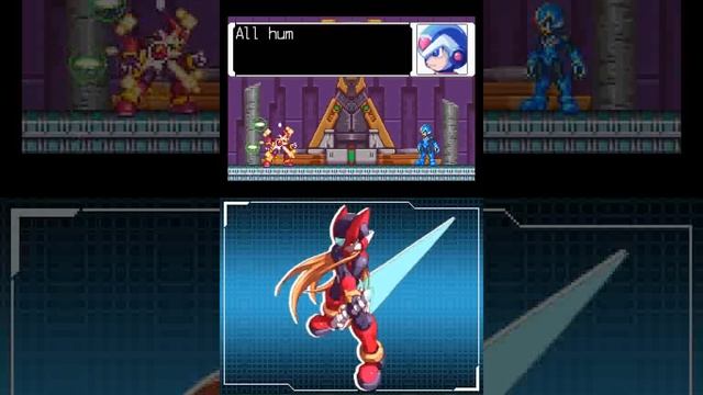 Mega Man Zero Collection (DS) - Easy Scenario Mission 42: Area X-2 (Copy X MKII)