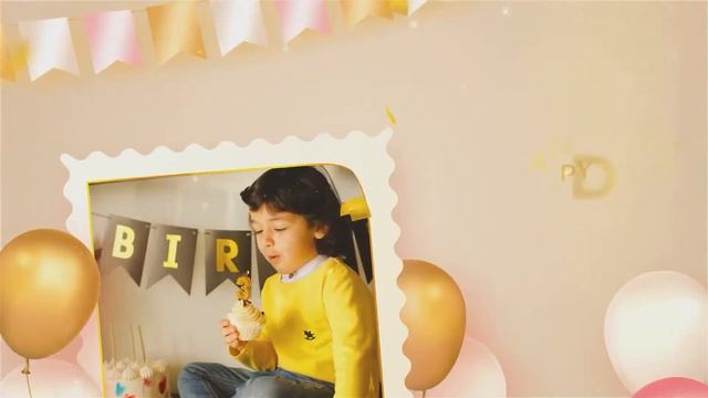 Happy Birthday Photo Slideshow Premiere Pro Template