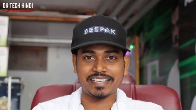 Cool LED Display Cap Review, Smart LED Light Hat, Programmable LED Diplay Cap | DK Tech Hindi