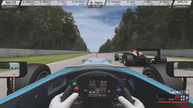 #19 RaceRoom Racing Experience - Road America - Race - Formula RaceRoom 3