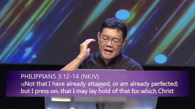 Smart Living (Part 3) Press On! - Ps Daniel Cheah (HSG His Sanctuary of Glory)