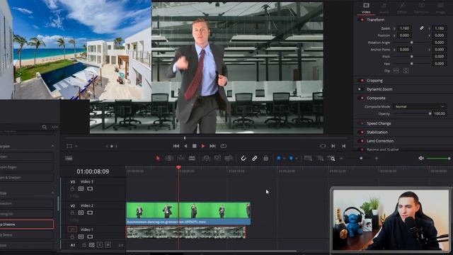 Green Screen Tutorial for Beginners | DaVinci Resolve 17