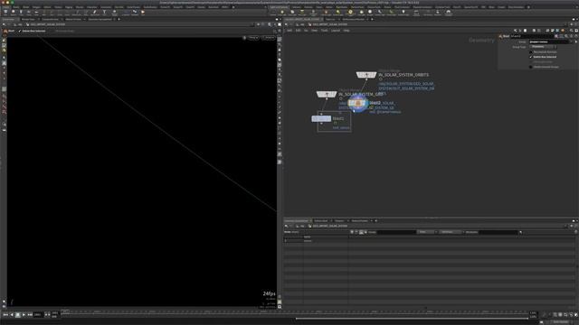 Houdini Solar System HDA - Overview - Data & Rendering