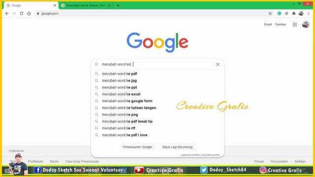 Mengubah Word ke PDF | Convert Word to PDF