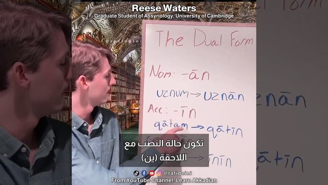 صيغة المثنى في اللغة الأكدية || Dual Form in Akkadian @learnakkadian