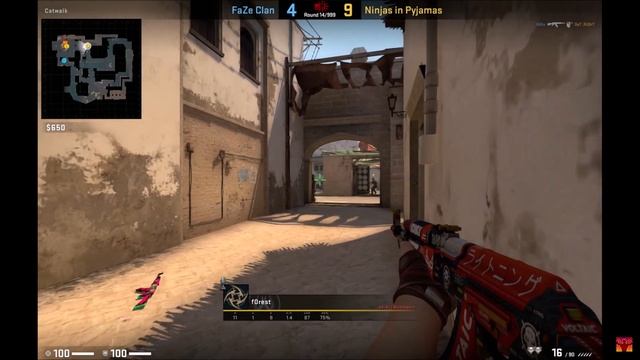 POV - f0rest (NiP)(22-15) vs FaZe / mirage / ESL Pro League Season 8