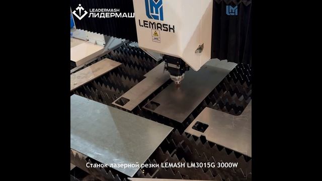 Волоконный лазерный станок LEMASH LM3015G 3000W введен в эксплуатацию