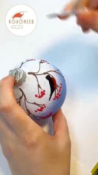 Одна из любимых коллекций - "Рябина в снегу"