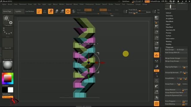 How to make Hair Braid IMM Brush in ZBRUSH QUICKEST WAY