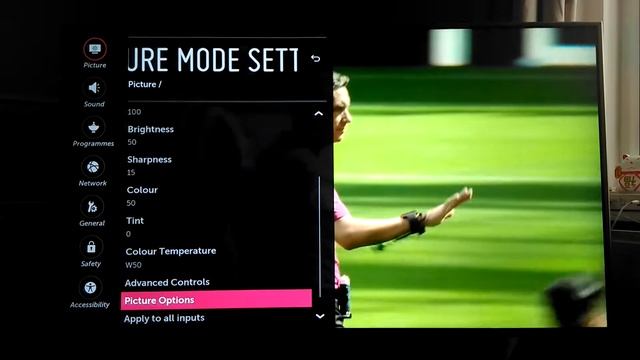 LG 49UH770V 4K Best Sport Picture Settings