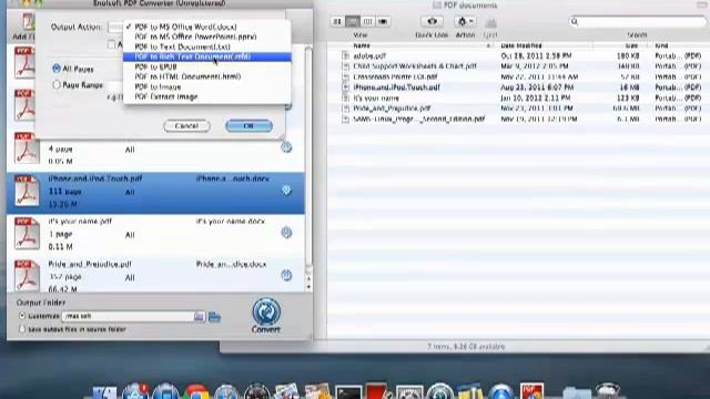 Convert PDF To Word, PPTX, HTML, EPUB, TEXT And More On Mac OS X