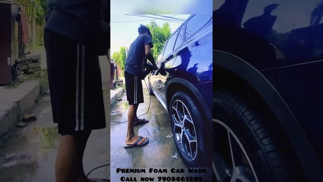 BMW X1 2020  Foam washing and interior cleaning 🧽
