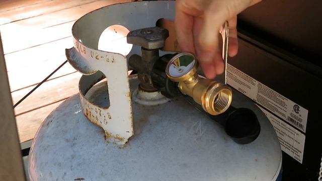 Propane Tank Gauge Level Indicator - How Much Propane Is In The Tank Gas Grill Barbecue