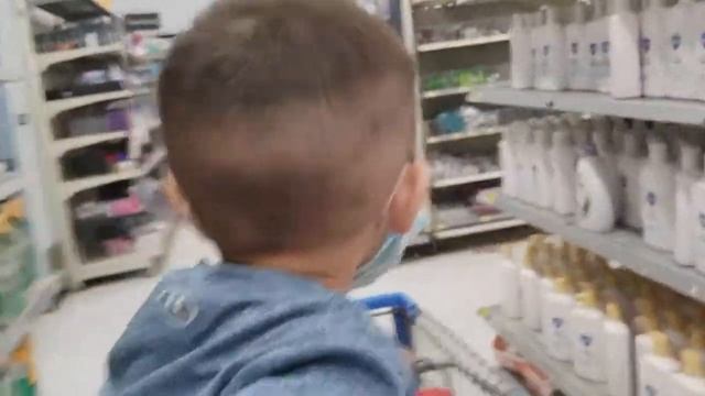 Micah shop his shoes, electric fan @walmart
