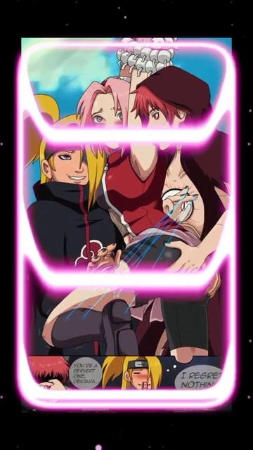 Deidara and sasori x Sakura 😳😚🍑