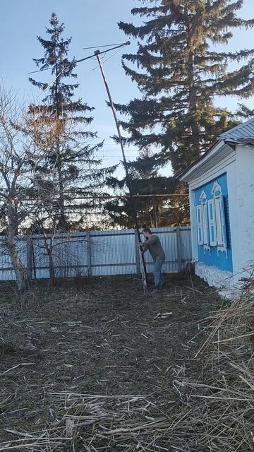 Убираю антенну от з....и ящика