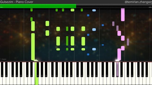 ZHADYRA ARYSTANOVA - GULSEZIM [PIANO COVER]