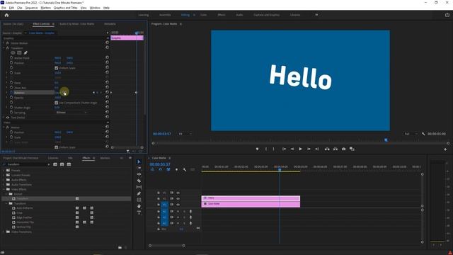 How to Add MOTION BLUR Effect to Text and Images in Premiere Pro