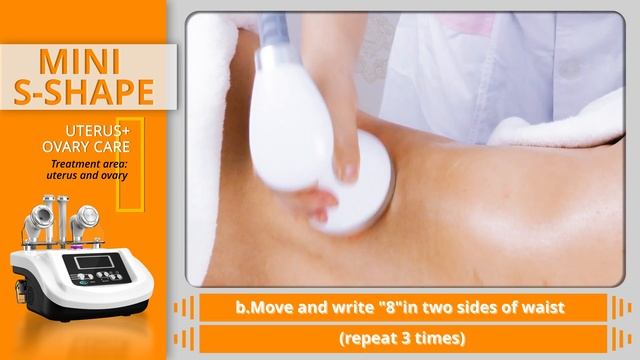 How to Use 30K Cavitation Vacuum RF Machine for Uterus Ovary Care At Home Part II