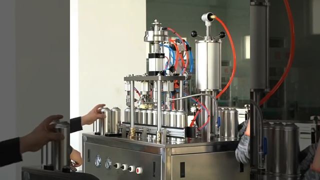 4 In 1 Aluminium Tin Aerosol Spray Paint Metal Can Bottle Liquid Filling Sealing Capping Machine